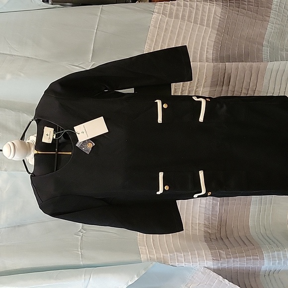 Tuckernuck Francoise Mod Midi Dress Black - Picture 3 of 9